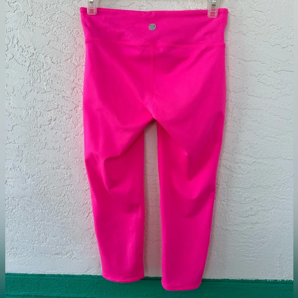 Lilly Pulitzer Luxletic Pull On Leggings Pink Small - Picture 3 of 9